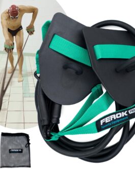 Swimming Resistance Band with Hand Paddles