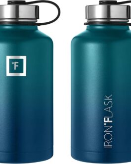 Best Camping & Hiking Hydration Iron Flask with 3 Lids 2025